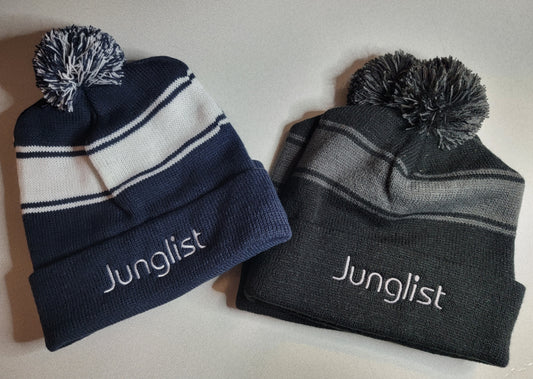 "JUNGLIST" Sport Tek Knit Beanie w/ Pom