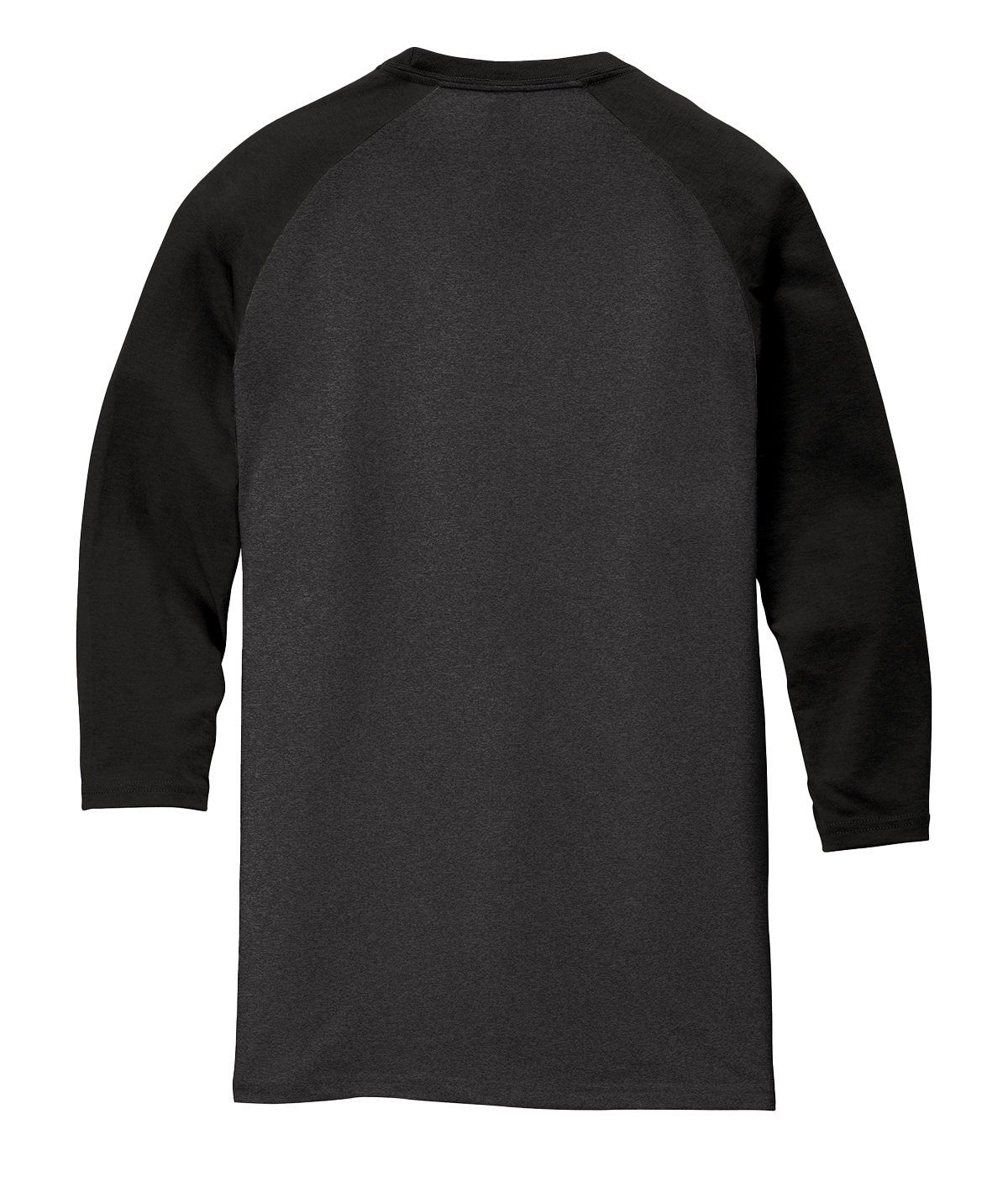 "OCTPS" 3/4 Sleeve Raglan Tri-blend - Charcoal Heather / Black