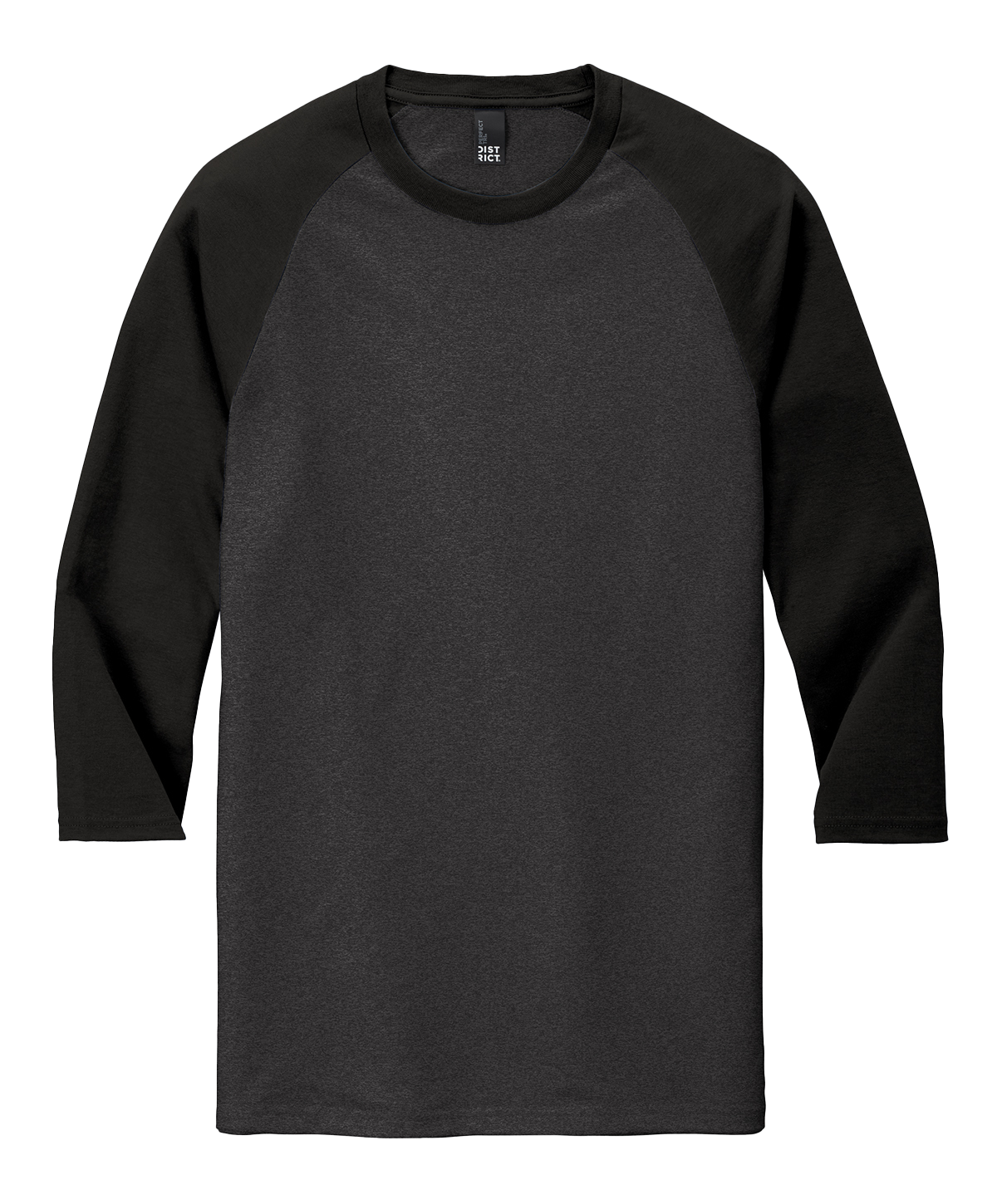 "OCTPS" 3/4 Sleeve Raglan Tri-blend - Charcoal Heather / Black