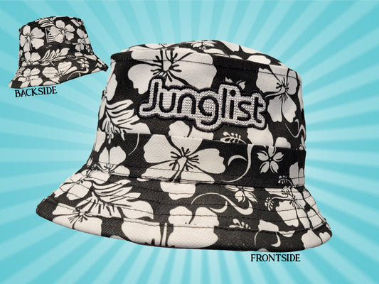 "JUNGLIST" Hibiscus Fisherman's Hat L/XL