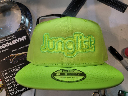 "JUNGLIST" Cyber Green Snapback