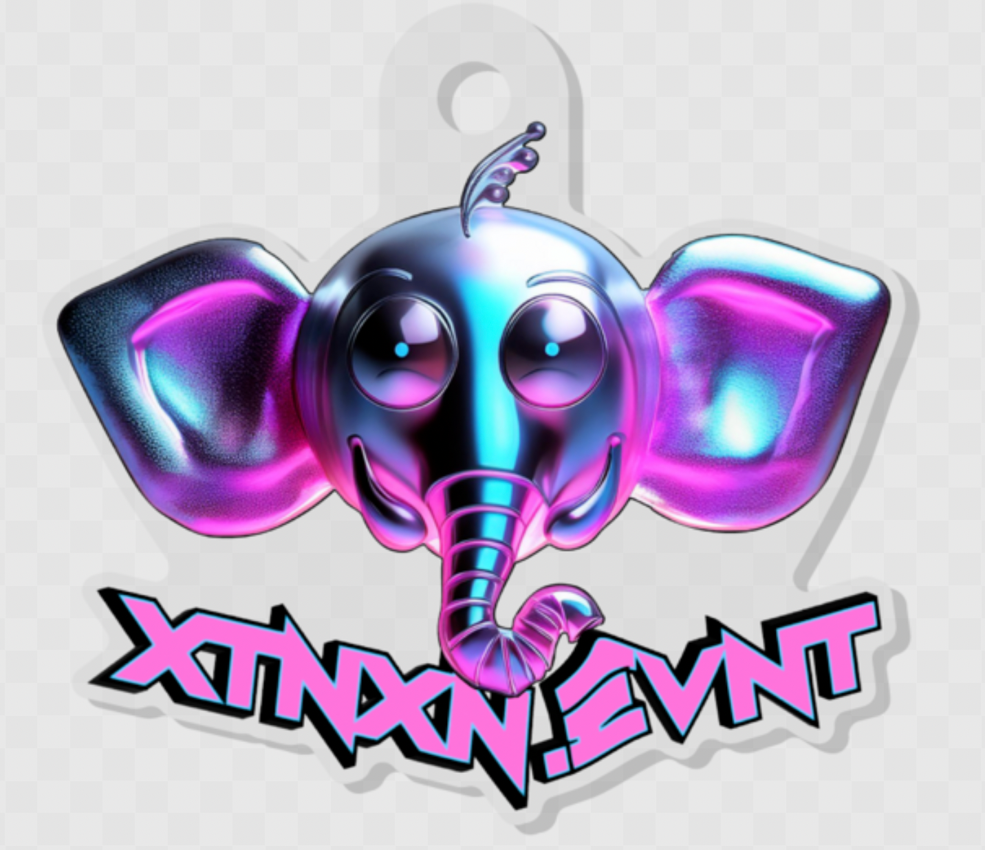 LPHNT.XTNXN KEYRING CHARM