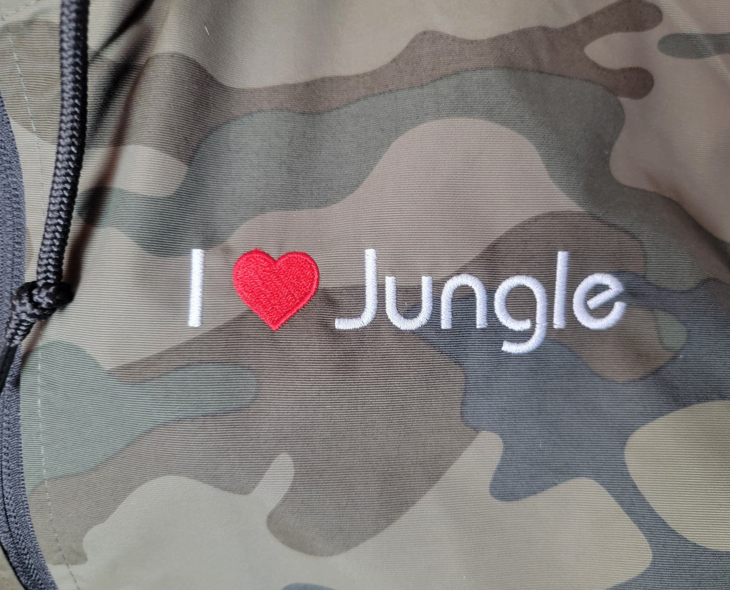 "I ❤️ JUNGLE" Anorak Windbreaker