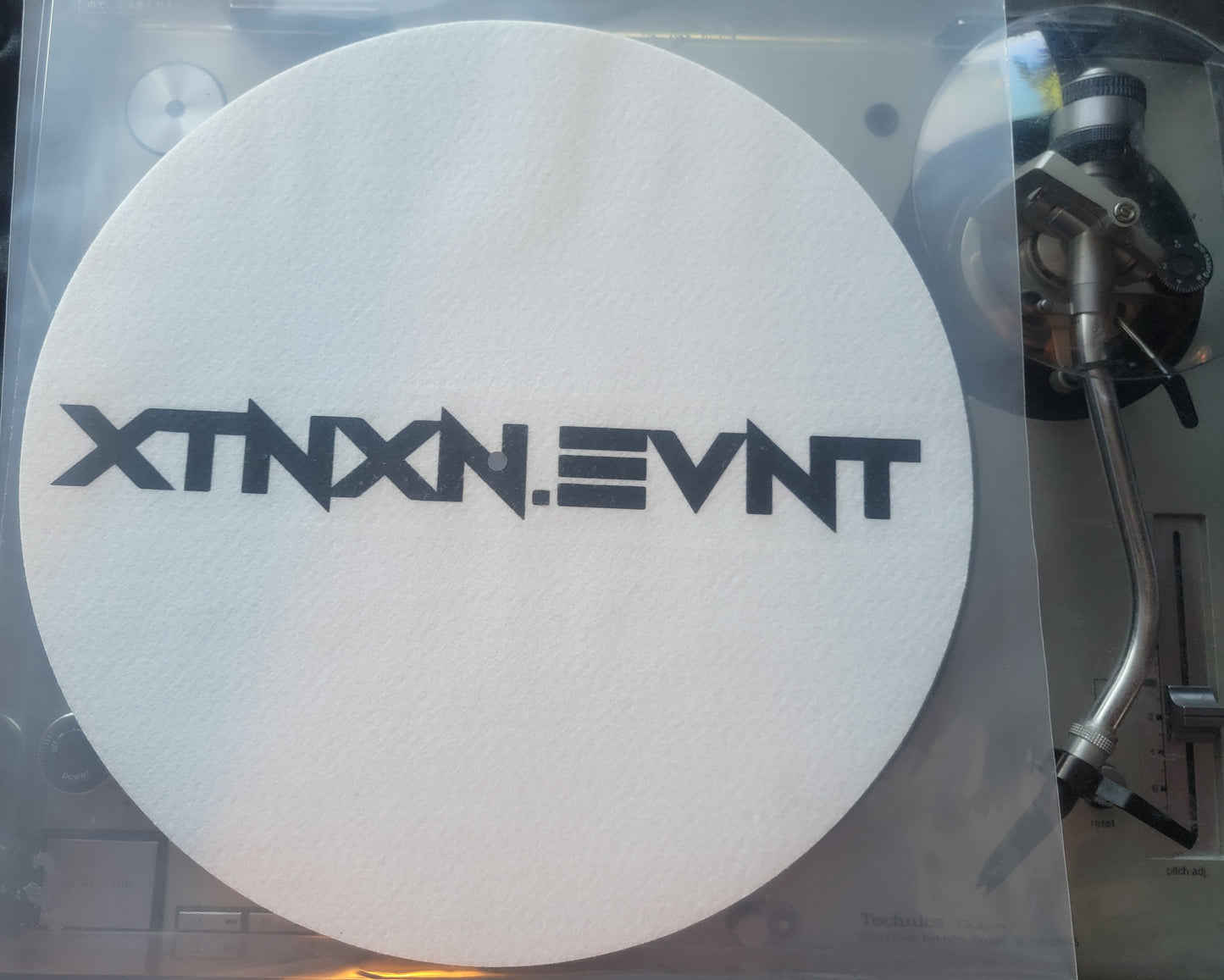 "XTNXN.EVNT" x2 FELT TURNTABLE SLIPMATS (1 PAIR)