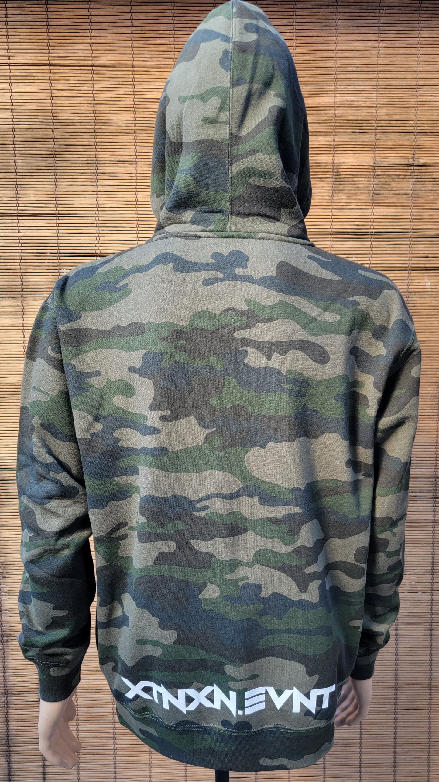 "I ❤️ JUNGLE" - Heavyweight Forest Camo Zipper Hoodie